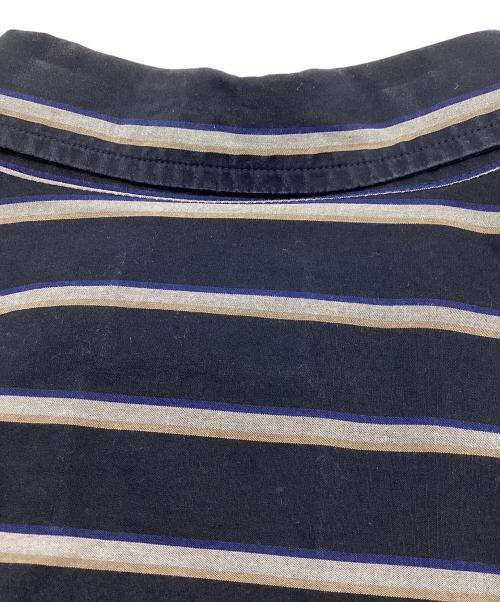 no.（ナンバー）no. (ナンバー) REPLAY (リプレイ) OVERSIZE STRIPE SHIRTS ネイビー サイズ:1の古着・服飾アイテム