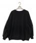 Loungedress (ラウンジドレス) チュールスウェットプルオーバー ブラック サイズ:Free：4500円