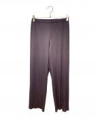PLEATS PLEASEプリーツプリーズ）の古着「プリーツパンツ」｜パープル