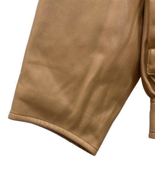 THE SHINZONE（ザ シンゾーン）THE SHINZONE (ザ シンゾーン) PADDING AVIATOR JACKET ベージュ サイズ:34の古着・服飾アイテム