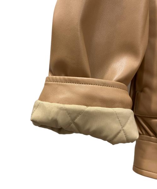 THE SHINZONE（ザ シンゾーン）THE SHINZONE (ザ シンゾーン) PADDING AVIATOR JACKET ベージュ サイズ:34の古着・服飾アイテム