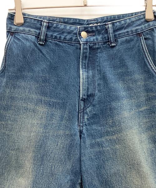 45R（フォーティファイブ・アール）45R (フォーティファイブ・アール) おこめ納戸納戸デニムのシャルロットパンツ インディゴの古着・服飾アイテム