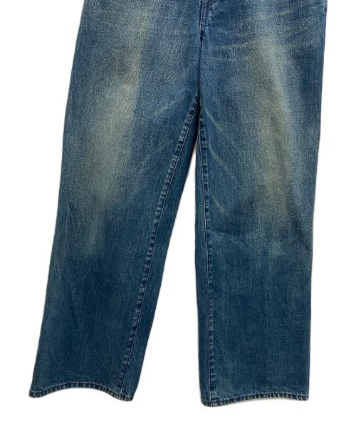45R（フォーティファイブ・アール）45R (フォーティファイブ・アール) おこめ納戸納戸デニムのシャルロットパンツ インディゴの古着・服飾アイテム