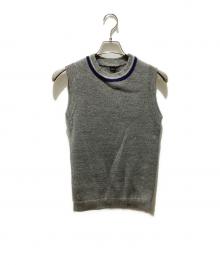 45R（フォーティファイブ・アール）の古着「チルデンニットソーのベスト」｜グレー
