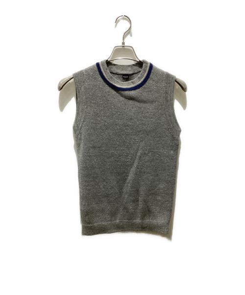 45R（フォーティファイブ・アール）45R (フォーティファイブ・アール) チルデンニットソーのベスト グレー サイズ:2の古着・服飾アイテム