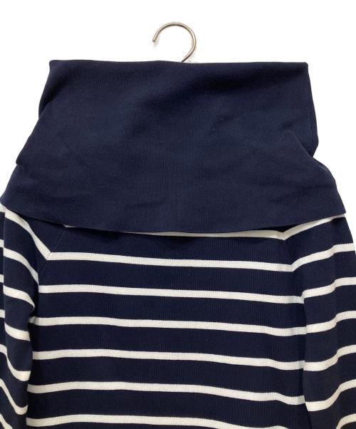 ARPEGE STORY（アルページュストーリー）Arpege story (アルページュストーリー) オフショルニット ネイビー サイズ:2の古着・服飾アイテム