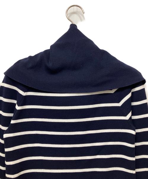 ARPEGE STORY（アルページュストーリー）Arpege story (アルページュストーリー) オフショルニット ネイビー サイズ:2の古着・服飾アイテム