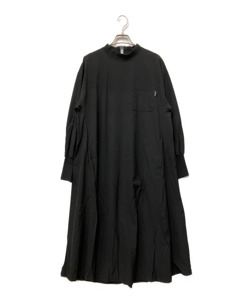 Thousand Mile（サウザンドマイル）Thousand Mile (サウザンドマイル) ハイネックフレアロングワンピース ブラック サイズ:Fの古着・服飾アイテム