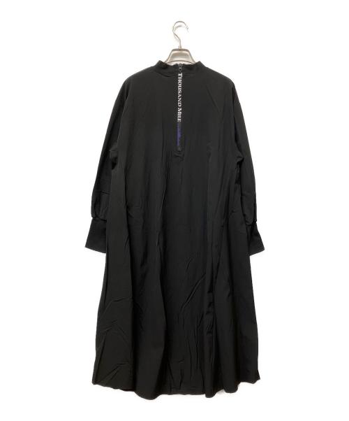 Thousand Mile（サウザンドマイル）Thousand Mile (サウザンドマイル) ハイネックフレアロングワンピース ブラック サイズ:Fの古着・服飾アイテム