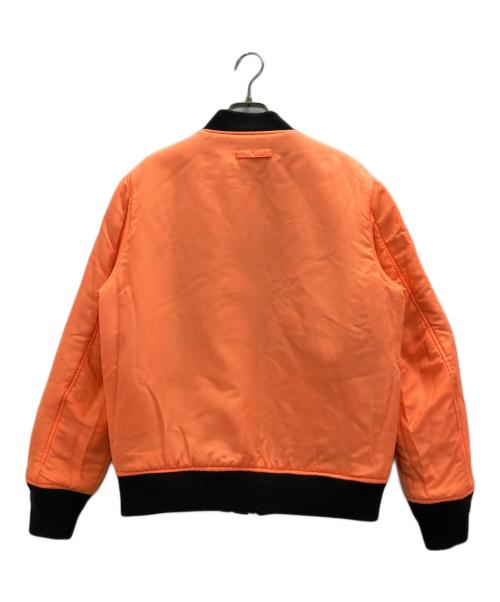 DIESEL（ディーゼル）DIESEL (ディーゼル) ダメージ加工リバーシブルフライトボンバージャケット ブラック サイズ:ＸＳの古着・服飾アイテム