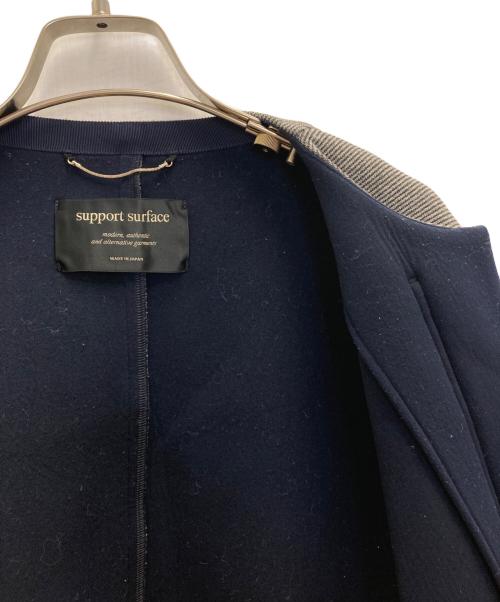 support surface（サポートサーフェス）support surface (サポートサーフェス) ノーカラーコート グレー サイズ:1の古着・服飾アイテム