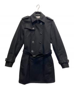 中古・古着通販】BURBERRY (バーバリー) ベロア切替 チェスターコート