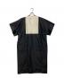 MORSE（モールス）の古着「パネルカット シルクワンピース」｜ブラック