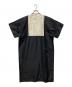 MORSE (モールス) パネルカット シルクワンピース ブラック サイズ:ONE：12000円