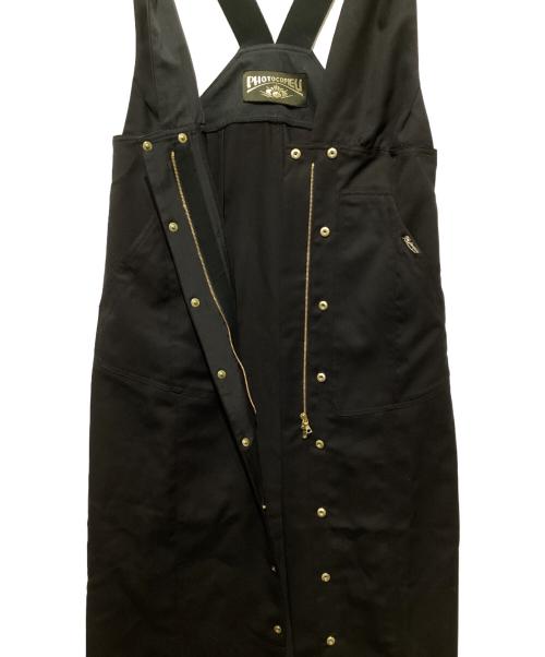 PHOTOCOPIEU（フォトコピュー）PHOTOCOPIEU (フォトコピュー) ジャンパースカート ブラック サイズ:38の古着・服飾アイテム