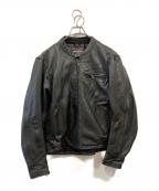 ROUGH&ROADラフアンドロード）の古着「レザージャケット」｜ブラック