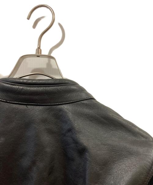 ROUGH&ROAD（ラフアンドロード）ROUGH&ROAD (ラフアンドロード) レザージャケット ブラック サイズ:Lの古着・服飾アイテム