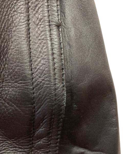 ROUGH&ROAD（ラフアンドロード）ROUGH&ROAD (ラフアンドロード) レザージャケット ブラック サイズ:Lの古着・服飾アイテム