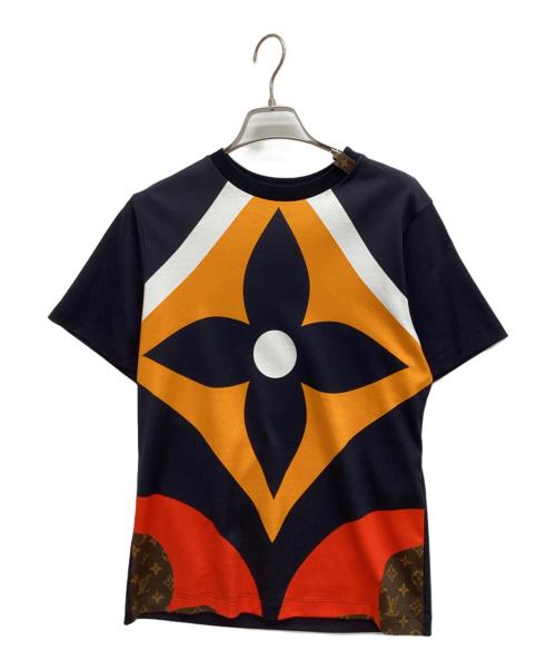 LOUIS VUITTON（ルイ ヴィトン）LOUIS VUITTON (ルイ ヴィトン) ゲームオン モノグラム フラワー カットソー Tシャツ ブラック サイズ:Ｓの古着・服飾アイテム