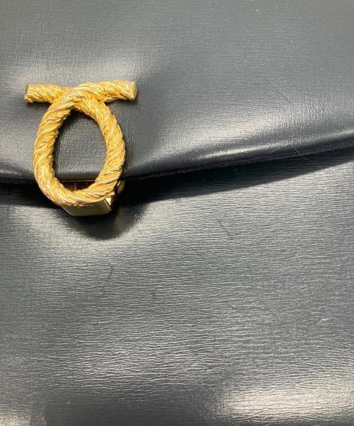 LAUNER（ロウナー）LAUNER (ロウナー) ショルダーバッグ ネイビーの古着・服飾アイテム