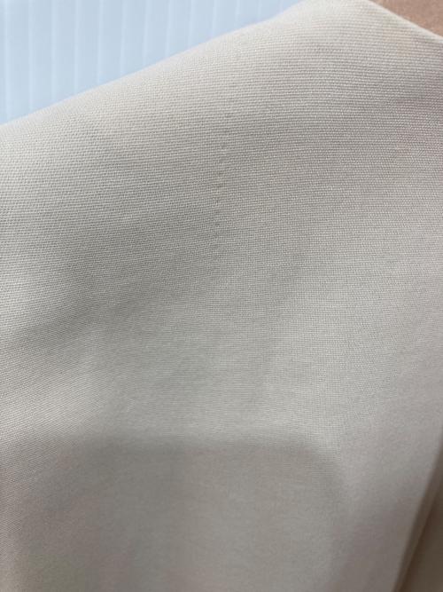 ANAYI（アナイ）ANAYI (アナイ) コットンダブルクロスノーカラージャケット ベージュ サイズ:38の古着・服飾アイテム