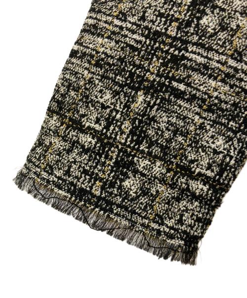 HER LIP TO（ハーリップトゥ）Her lip to (ハーリップトゥ) Classic Tweed Midi Dress ブラック サイズ:Ｍの古着・服飾アイテム