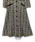 中古・古着 Her lip to (ハーリップトゥ) Classic Tweed Midi Dress ブラック サイズ:Ｍ：8000円