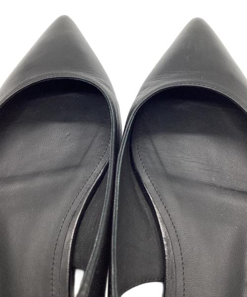 BOTTEGA VENETA（ボッテガベネタ）BOTTEGA VENETA (ボッテガベネタ) Slingback Ballet Flats スリングバック バレット フラット サンダル ミュール ブラック サイズ:38の古着・服飾アイテム