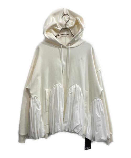 SORIN（ソリン）SORIN (ソリン) Sweat Deformed Hoodie ホワイト サイズ:38 未使用品の古着・服飾アイテム