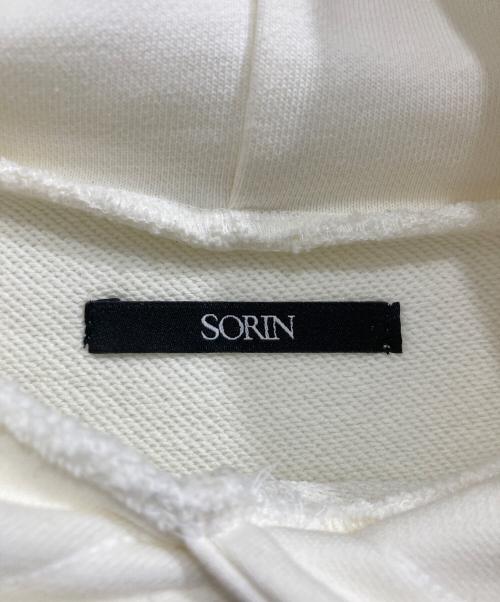 SORIN（ソリン）SORIN (ソリン) Sweat Deformed Hoodie ホワイト サイズ:38 未使用品の古着・服飾アイテム