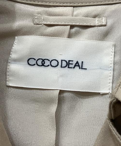 COCODEAL（ココディール）COCODEAL (ココディール) パフスリーブトレンチコート ベージュ サイズ:1の古着・服飾アイテム