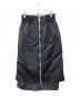 sacai（サカイ）の古着「ジップデザインナイロンスカート」｜ブラック