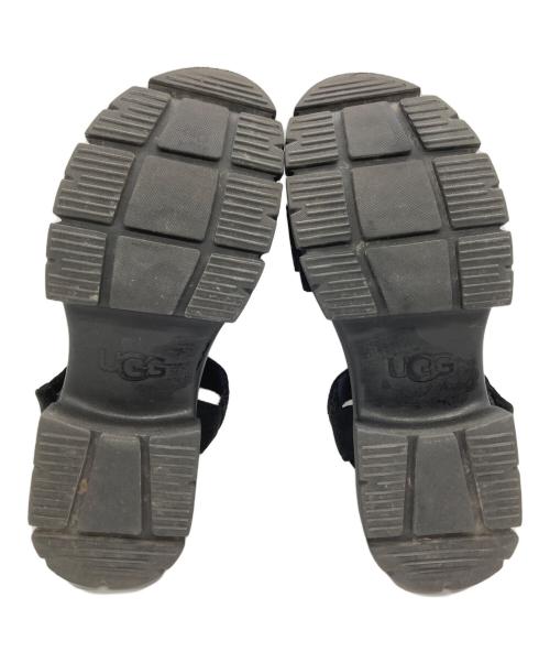 UGG（アグ）UGG (アグ) Snidel (スナイデル) ストラップサンダル ブラック サイズ:23cmの古着・服飾アイテム