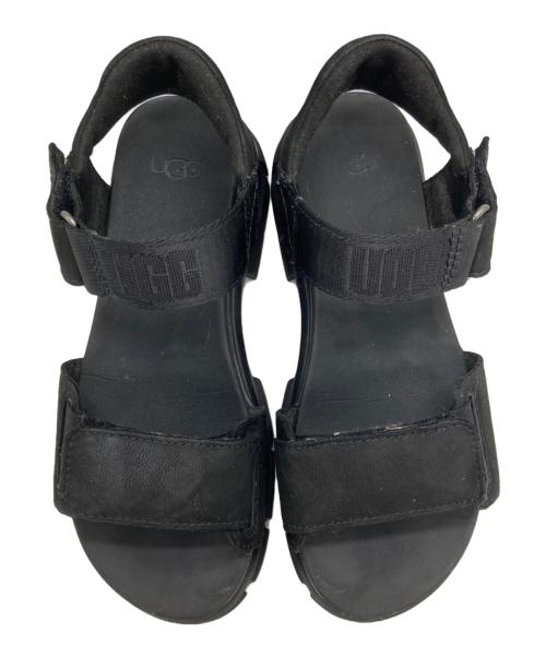 UGG（アグ）UGG (アグ) Snidel (スナイデル) ストラップサンダル ブラック サイズ:23cmの古着・服飾アイテム
