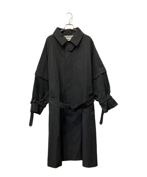 NOISE MAKER（ノイズメーカー）NOISE MAKER (ノイズメーカー) 2WAYステンカラーコート ブラック サイズ:38の古着・服飾アイテム