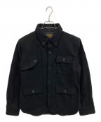Pherrow'sフェローズ）の古着「WOOL SHIRTS JACKET」｜ブラック