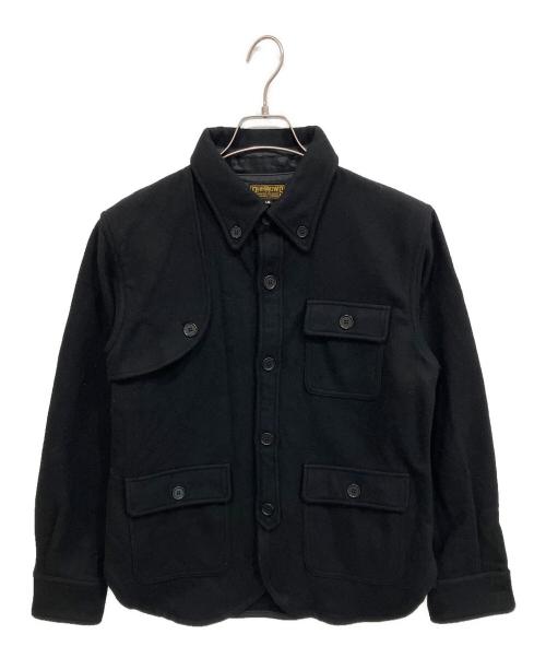 Pherrow's（フェローズ）Pherrow's (フェローズ) WOOL SHIRTS JACKET ブラック サイズ:Lの古着・服飾アイテム