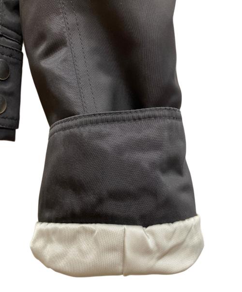 RICK OWENS（リックオウエンス）RICK OWENS (リックオウエンス) Slim-Fit Panelled Nylon Bomber Jacket　スリムフィットパネルドナイロンボンバージャケット ブラック サイズ:48の古着・服飾アイテム