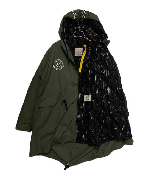 MONCLER GENIUS（モンクレール ジーニアス）MONCLER GENIUS (モンクレール ジーニアス) FRAGMENT DESIGN (フラグメントデザイン) FULCRUM/ ミリタリーコート オリーブの古着・服飾アイテム