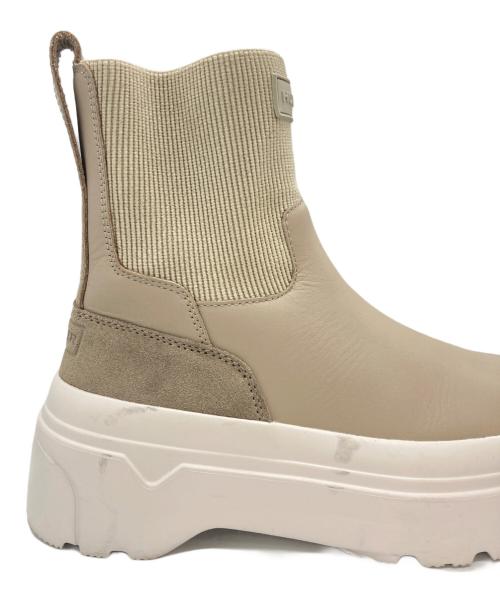 HUNTER（ハンター）HUNTER (ハンター) explorer chelsea flatform boot ベージュ サイズ:UK5の古着・服飾アイテム