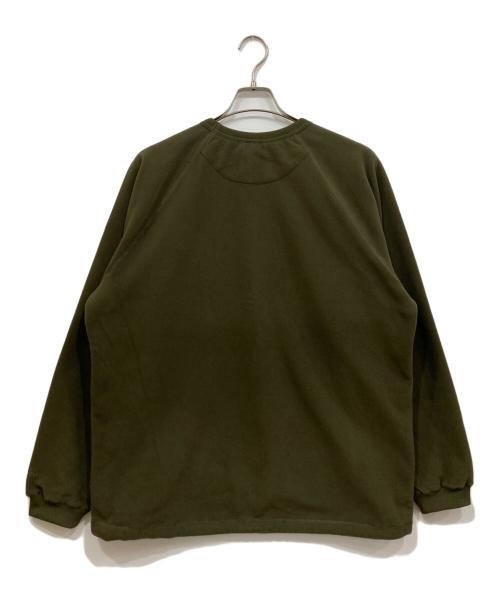 WILD THINGS（ワイルドシングス）WILD THINGS (ワイルドシングス) EKAL (エカル) フリースプルオーバー カーキ サイズ:Mの古着・服飾アイテム