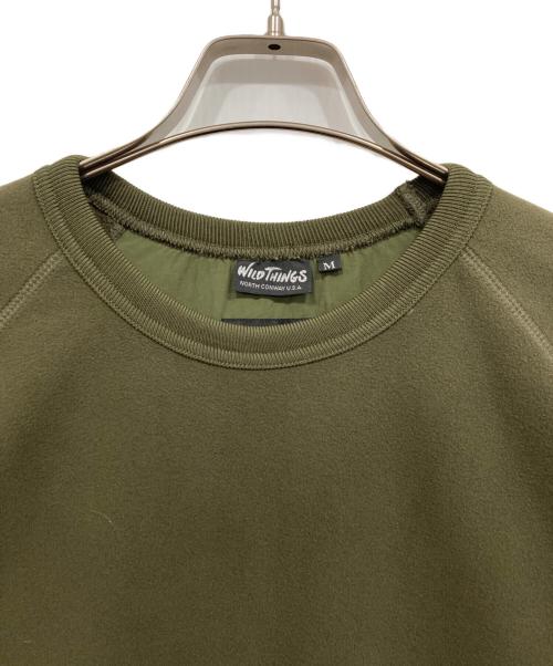 WILD THINGS（ワイルドシングス）WILD THINGS (ワイルドシングス) EKAL (エカル) フリースプルオーバー カーキ サイズ:Mの古着・服飾アイテム
