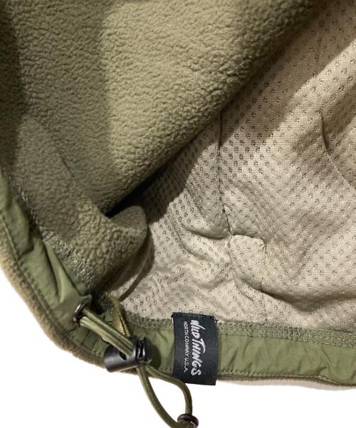 WILD THINGS（ワイルドシングス）WILD THINGS (ワイルドシングス) EKAL (エカル) フリースプルオーバー カーキ サイズ:Mの古着・服飾アイテム