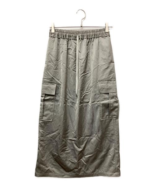 BEARDSLEY（ビアズリー）BEARDSLEY (ビアズリー) カーゴスカート グレー サイズ:Freeの古着・服飾アイテム