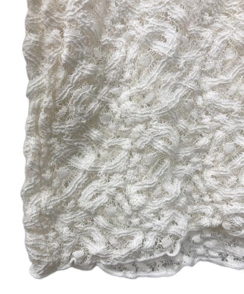 IENA（イエナ）IENA (イエナ) ペイズリー ストレッチレースプルオーバー アイボリー サイズ:FREEの古着・服飾アイテム