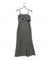 Aimeine (エメイン) ドレープベアマーメイドワンピース Aimeine エメイン グレー サイズ:S：13000円
