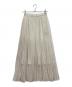 anuans（アニュアンス）の古着「レースプリーツスカート」｜アイボリー