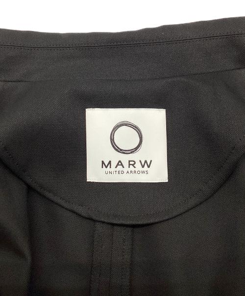 MARW UNITED ARROWS（マルゥ ユナイテッドアローズ）MARW UNITED ARROWS (マルゥ ユナイテッドアローズ) ダブルジャケットワンピース ブラック サイズ:38の古着・服飾アイテム