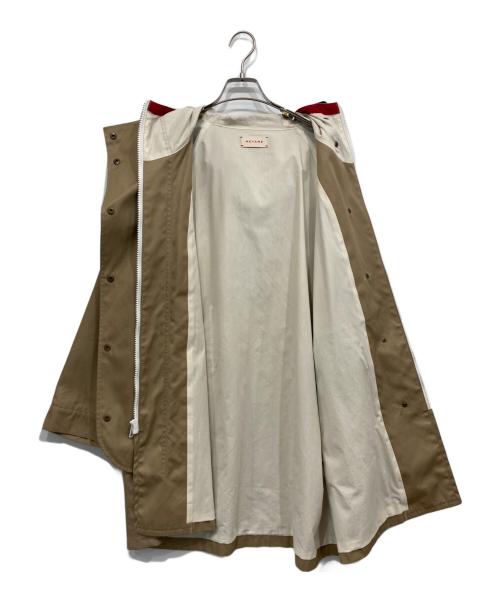 MEYAME（メヤメ）MEYAME (メヤメ) MANY POCKETS PARKA ベージュ サイズ:Freeの古着・服飾アイテム