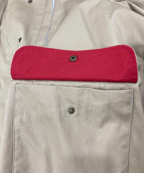 MEYAME（メヤメ）MEYAME (メヤメ) MANY POCKETS PARKA ベージュ サイズ:Freeの古着・服飾アイテム